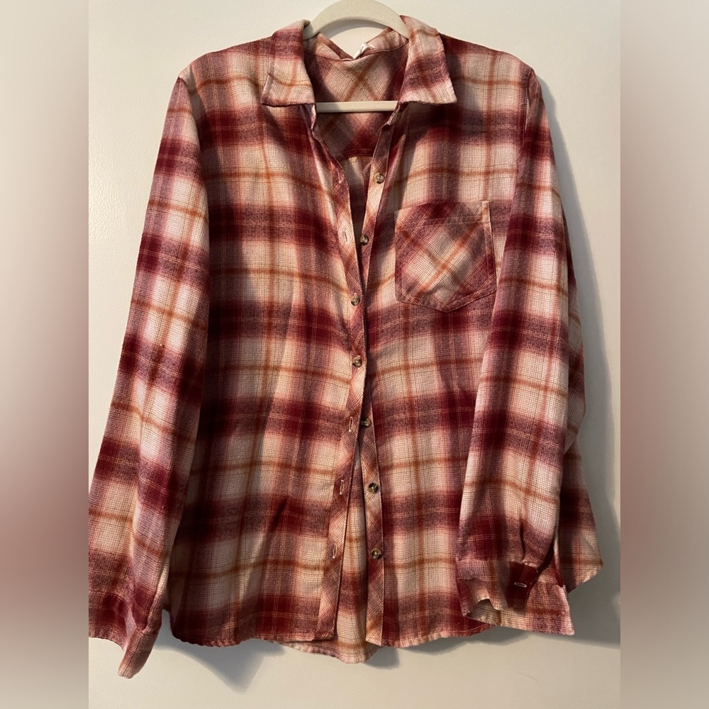 Plaid button down